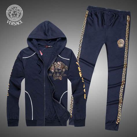 black versace sweatpants|men's versace jogging suit.